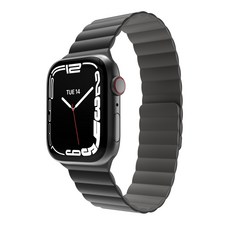 MAGEASY SKIN 磁吸矽膠防水錶帶，適用於Apple Watch 38/40/41mm, Apple Watch 40/41/42mm, 黑色, 1個