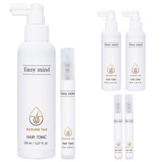 EasyMind 頭皮護理啤酒酵母涼感弱酸性純素護養液 150ml+10ml套組, 3組, 160ml
