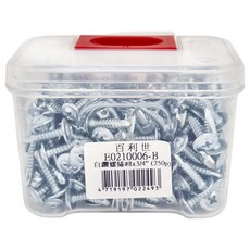 PANRICO 百利世 自攻螺絲 #8x3/4" (250支), 19mm, 1盒