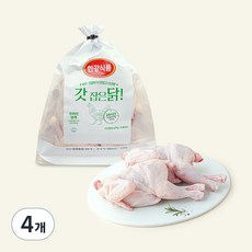 갓잡은 두마리 영계 (냉장) 1.1kg 1개, 4개
