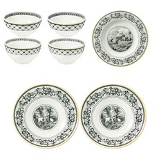 빌레로이앤보흐 아우든 펌 보울2p 14cm + 보울2p 11cm + 볼2p 16cm + 플랫 디너접시 27cm, 혼합색상, 1세트