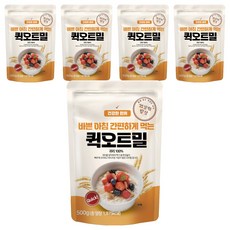 DGFARM 即食燕麥片, 500g, 5個