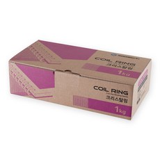 카피어랜드 3:1 코일링 1kg 19개입, 38mm, 투명, 19개