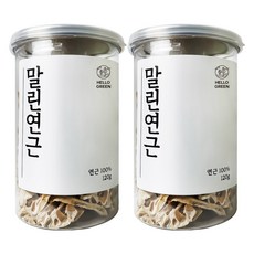헬로우그린 국내산 말린 연근, 120g, 2개