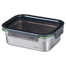 LocknLock 樂扣樂扣 Stackable 不鏽鋼保鮮盒 400ml, 1個, 盒身 + 上蓋