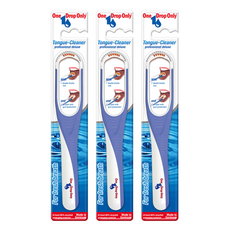 One Drop Only 漱佳專業型潔舌棒 雙刷毛, 3支