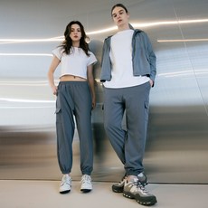 TERAWOOD 情侶 Anolounge 露營束口九分褲