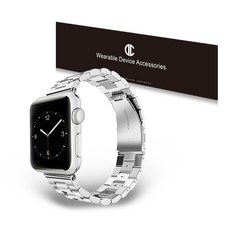디씨네트워크 애플워치 메탈밴드, 실버