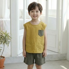 꼰띠키즈 아동용 통기성 스페이스 상하복 세트