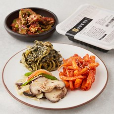 산들해반찬 건강반찬 4종 시래기들깨볶음 + 표고버섯볶음 + 꽈리고추찜 + 통도라지무침, 1세트
