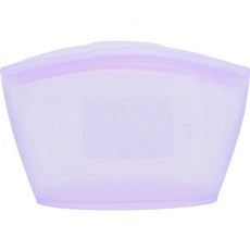 SiliPot 矽膠密封保鮮夾鍊袋 薰衣草紫, 850ml, 1個