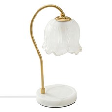 ROYALLIN 蘿林嚴選 復古大理石底座薰香小夜燈 15 x 34 x 14.5cm 300g, 初雪白