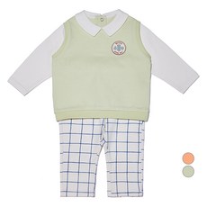 Minkmui 兒童徽章背心上下裝套裝