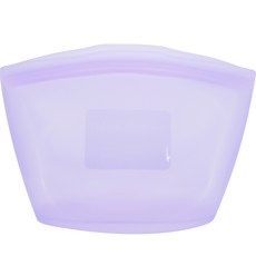 SiliPot 矽膠密封保鮮夾鍊袋 薰衣草紫, 1500ml, 1個