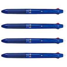 파이롯트 프릭션볼 2색 볼펜 0.5mm, 블루, 4개