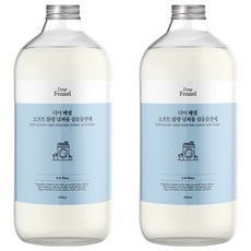 Dear Fennel 馥郁香氛衣物柔軟精 柔和純白, 2個, 1L