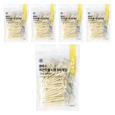 엠에스덴탈 L형 치간칫솔 SS, 0.8mm, 50개입, 5개