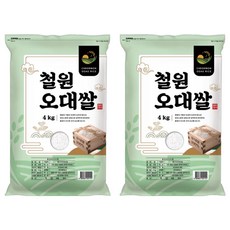 대한농산 2025년 햅쌀 철원오대쌀, 4kg, 2개