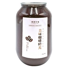 順便幸福 典藏罐裝 曼特寧咖啡豆, 深度烘焙, 黑巧克力x沉木香氣x甘草風味, 咖啡粉, 200g, 1罐