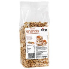 VIOLA 經典杏仁脆穀片 燕麥片與烘烤杏仁, 400g, 1包