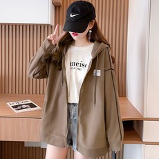 어썸풀 빈숑 기모 후드집업