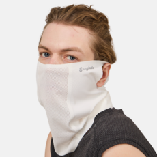 SUN GLADE 防紫外線 UV 無縫運動涼感口罩, 白色, 1個