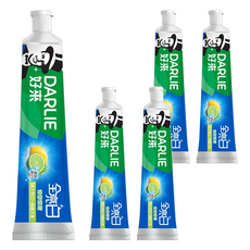 DARLIE 好來 全亮白青檸薄荷牙膏, 140g, 5條