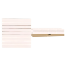 簡約 便利貼 80張, 白色 橫線款, 15本