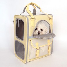 DING DONG PET 寵物舒適後背包 外出包, 黃色