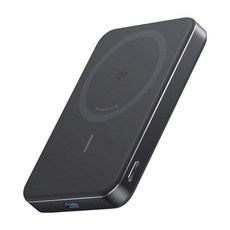 ANKER MagGo Qi2 超薄磁吸行動電源 10000mAh Type-C, 黑色, A1664
