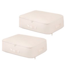 Living Sunday 棉被壓縮袋, 象牙白, 2個