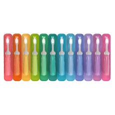 愛北鼻 月份牙刷 翅膀款, 翅膀, 12支, 1組