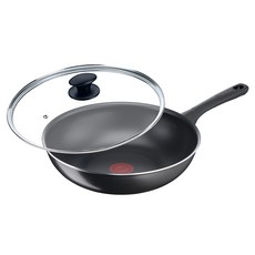 Tefal 特福 戰神系列 不沾小炒鍋 附玻璃蓋 B5821902, 28cm, 1組