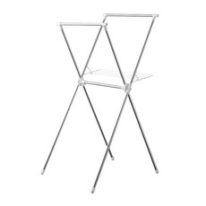 IRIS OHYAMA 愛麗思歐雅瑪 隨插即用便利曬衣架, 不鏽鋼 銀色