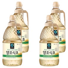 청정원 양조식초, 1.8L, 4개