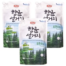 Trio 廚房洗碗精 補充包, 1.2L, 3包