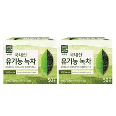 녹차원 유기농 녹차, 1.2g, 50개입, 2개 1.2g, 50개입, 2개