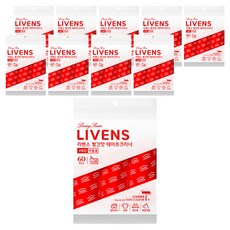 리벤스 빨간맛 사선컷팅 테이프크리너 리필 3p, 10세트