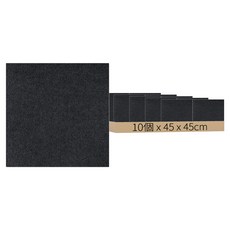 新拼接地墊 S45黑灰 聚酯纖維/TPR, 黑灰色, 10個