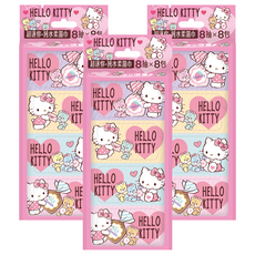 Sanrio 三麗鷗 Hello Kitty 凱蒂貓 超迷你 純水柔濕巾, 8包, 3袋