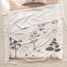 엘레나하임 유아용 자장자장 여름용 낮잠 블랭킷, 숲속의 다람쥐