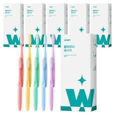 Wangta 迷你基本牙刷, 10入, 6個