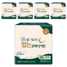 디어스킨 에어엠보 입는 오버나이트 생리대 팬티형, 중대형, 4개입, 5개