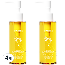 Naimi 有機荷荷巴油 100%, 4個, 125ml