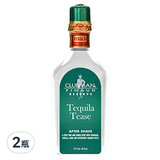 CLUBMAN PINAUD 古龍鬍後收斂水 挑逗龍舌蘭 珍藏版, 清爽青檸和檸檬香與天竺葵、香草、麝香和苦杏仁香調，177ml, 2瓶