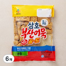 CJ 삼호 부산어묵 종합, 852g, 6개