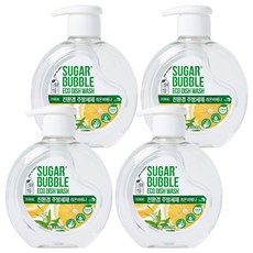 糖泡泡環保洗潔精檸檬馬鞭草, 4個, 470ml