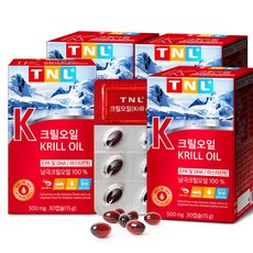 TNL 크릴오일, 15g, 4개