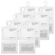 생활공작소 제습제 옷걸이형 점보형 본품, 400g, 8개