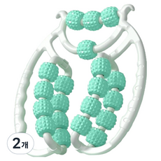 포텐키트 고급의 마사지롤러 27 x 25 cm, 그린, 2개